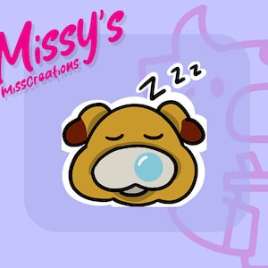 Oatchi Pikmin Sleepy Twitch Emote