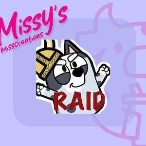 Muffin Bluey Twitch Emote