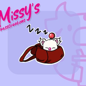 Final Fantasy Moogle Twitch Emote