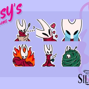 NEW** SILK SONG Twitch Emotes
