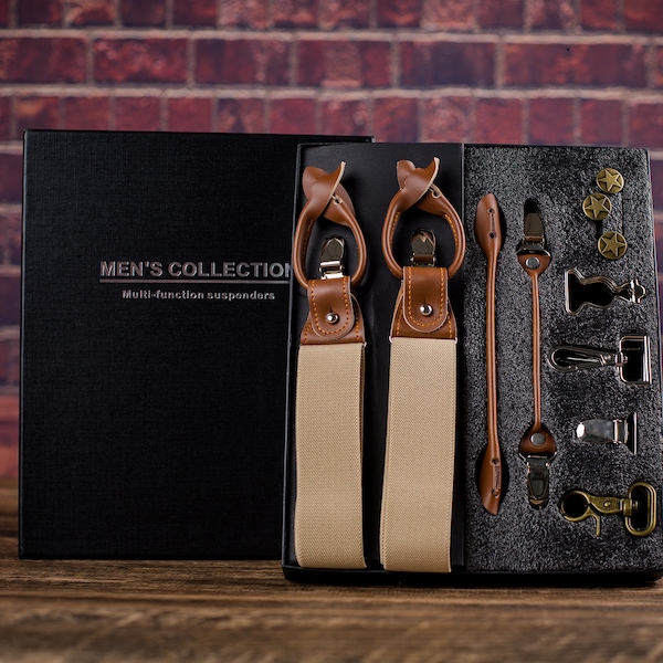 Leather Suspenders Kits Etsy