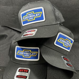 Hat Chevy Trucker Cap Black/black Kids Size