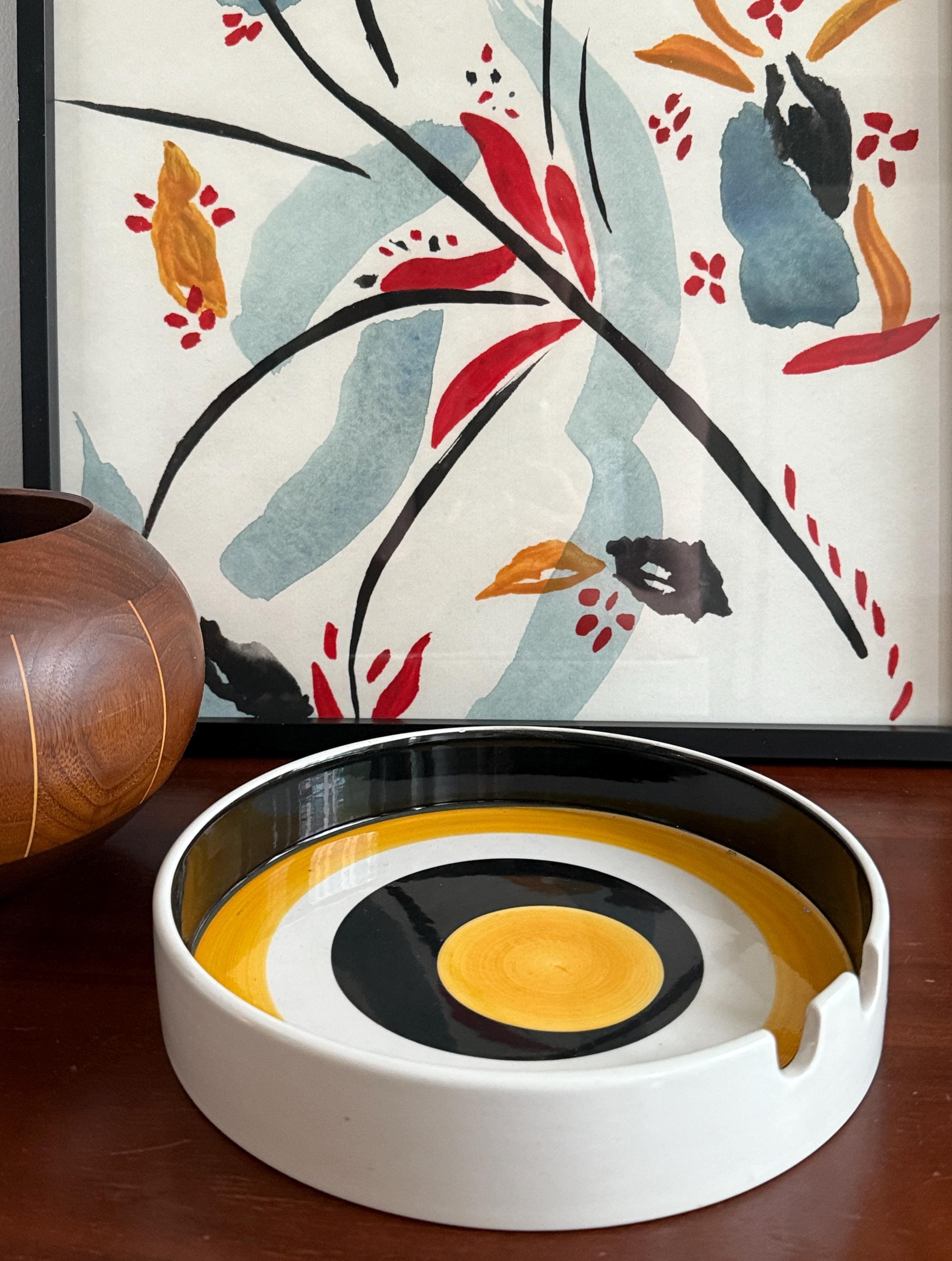 Higgins Art Glass Ashtray - Etsy