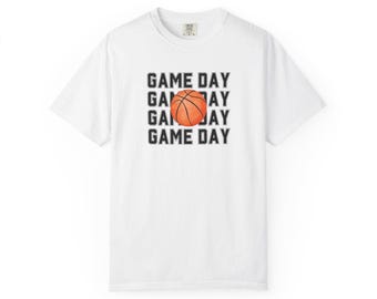 Camiseta de baloncesto Game Day/Camiseta deportiva, gráfico de baloncesto