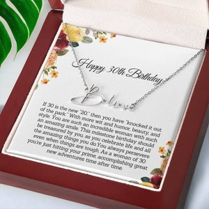 Personalized 30th Birthday for Her Gift, 30th Birthday Gift for her, Thirtieth birthday gift for women friend, 30th birthday friend