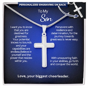 Personalized Gift for Son, To My Son Gift, Birthday Gift for Son, Keepsake Gifts from Mom, Graduation Gifts For Son, Inspirational Gift