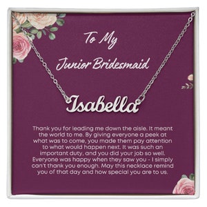 Personalized Junior Bridesmaid Wedding Gift • Junior Bridesmaid Proposal Gift • Will you be my Junior Bridesmaid • Gift for Flower Girl