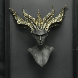 Impressive Witch bust - MADE TO ORDER - gothic replica - Lilith Diablo