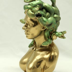 Exceptional Medusa bust in resin - MADE TO ORDER