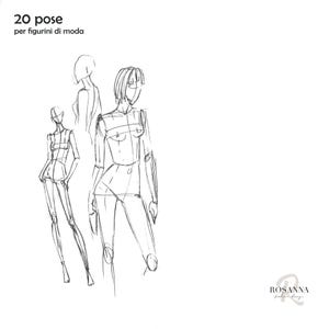 20 Poses for fashion illustration pdf