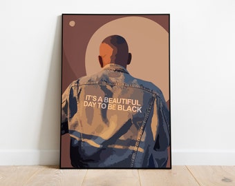 Black man Art, Modern Art, Black Woman Wall Art, Black Girl Wall Art, African wall art, Black girl art, Wall Art Digital, Urban Fashion Art