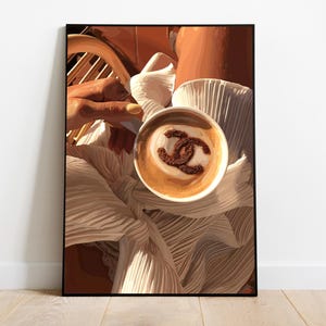 Black Woman Art, Coffee Art, Black Woman Wall Art, Black Girl Wall Art, African wall art, Black girl art, Wall Art Digital, Fashion Art