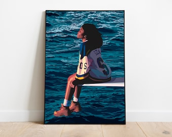 black art, black girl art, black woman wall art, black wall art, black woman art, black girl wall art, black art print, urban digital prints