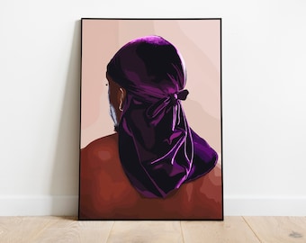 Black man Art, Urban Art, Black Woman Wall Art, Black Girl Wall Art, African wall art, Black girl art, Wall Art Digital, Fashion Art