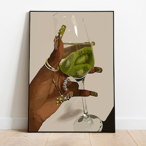 black woman art, black girl art, black woman wall art, black wall art, black woman art, black girl wall art, black art print, urban digital