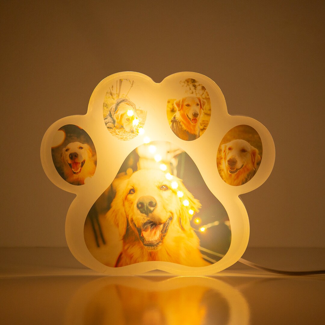 personalized-custom-dog-paw-lamp-custom-5-photo-acrylic-night-etsy