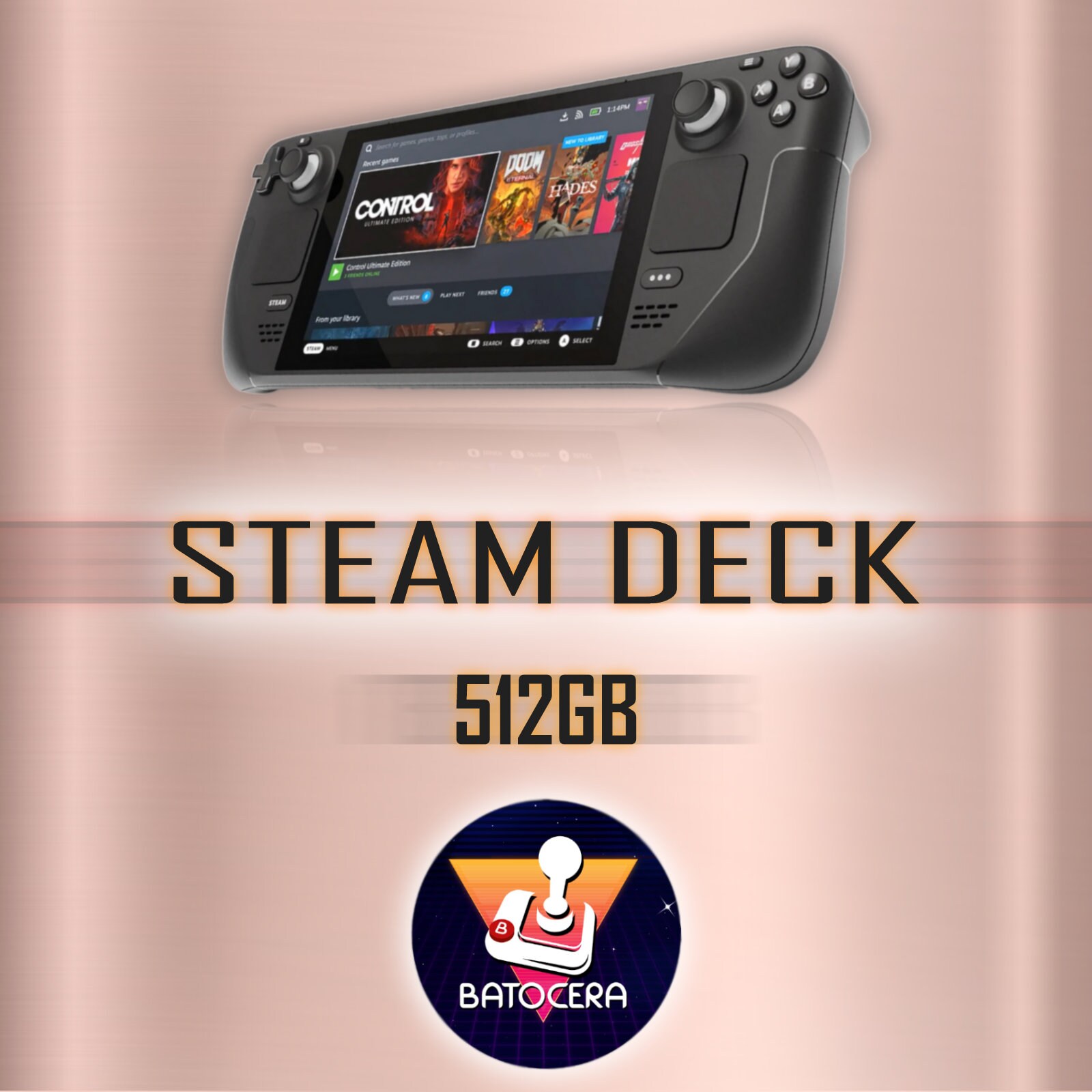 Steam Deck 液晶モデル（64GB）512GB microSD ケース付