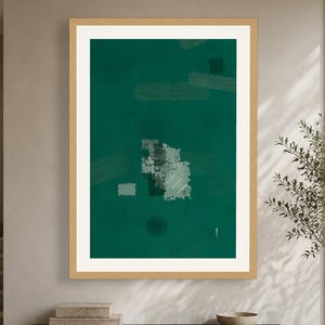 Emerald Green Wall Art – Fractal Art Print, Printable Digital Download image 12