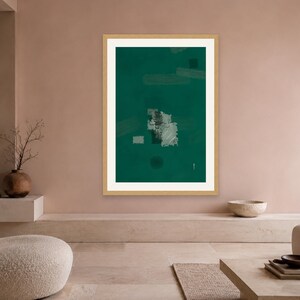 Emerald Green Wall Art – Fractal Art Print, Printable Digital Download image 14