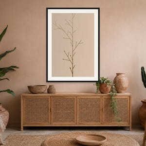 Earth Tone Abstract Art Print - Boho Tree Wall Decor, Printable Digital Download image 13