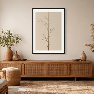 Earth Tone Abstract Art Print - Boho Tree Wall Decor, Printable Digital Download image 3