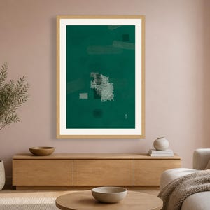Emerald Green Wall Art – Fractal Art Print, Printable Digital Download image 15