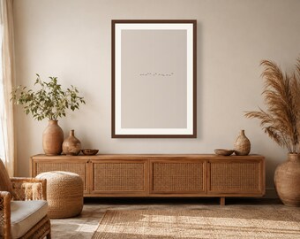 Neutral Abstract Art Print – Boho Earth Tone Print, Printable Digital Download