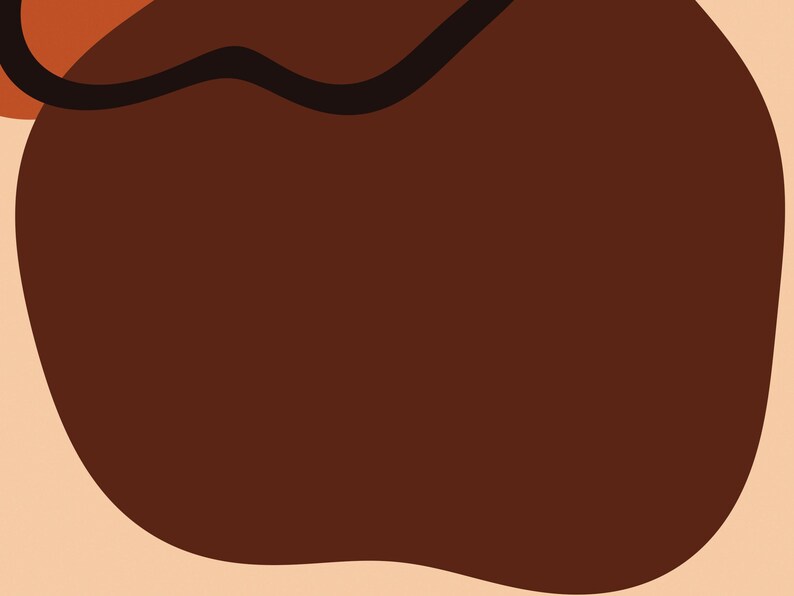 Terracotta and Brown Fractal Art Print – Earth Tone Wall Art, Printable Digital Download image 6