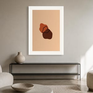 Terracotta and Brown Fractal Art Print – Earth Tone Wall Art, Printable Digital Download image 10