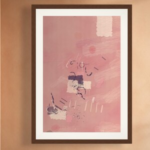 ブラッシュピンクの抽象的なフラクタルアートプリント – 印刷可能なデジタルダウンロード 画像 12