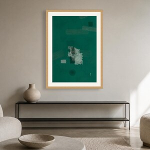 Emerald Green Wall Art – Fractal Art Print, Printable Digital Download image 10
