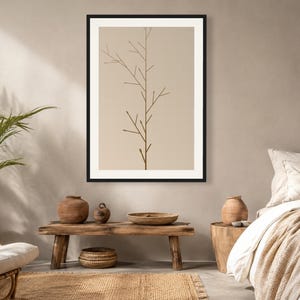 Earth Tone Abstract Art Print - Boho Tree Wall Decor, Printable Digital Download image 10