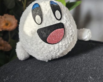 Llavero de fantasma Boo de ganchillo, llavero de peluche de Halloween