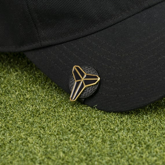 Mamba Gold and Black Golf Ball Marker With Hat Clip - Etsy