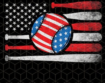 Patriotyczna koszulka baseballowa z okazji 4 lipca USA z amerykańską flagą