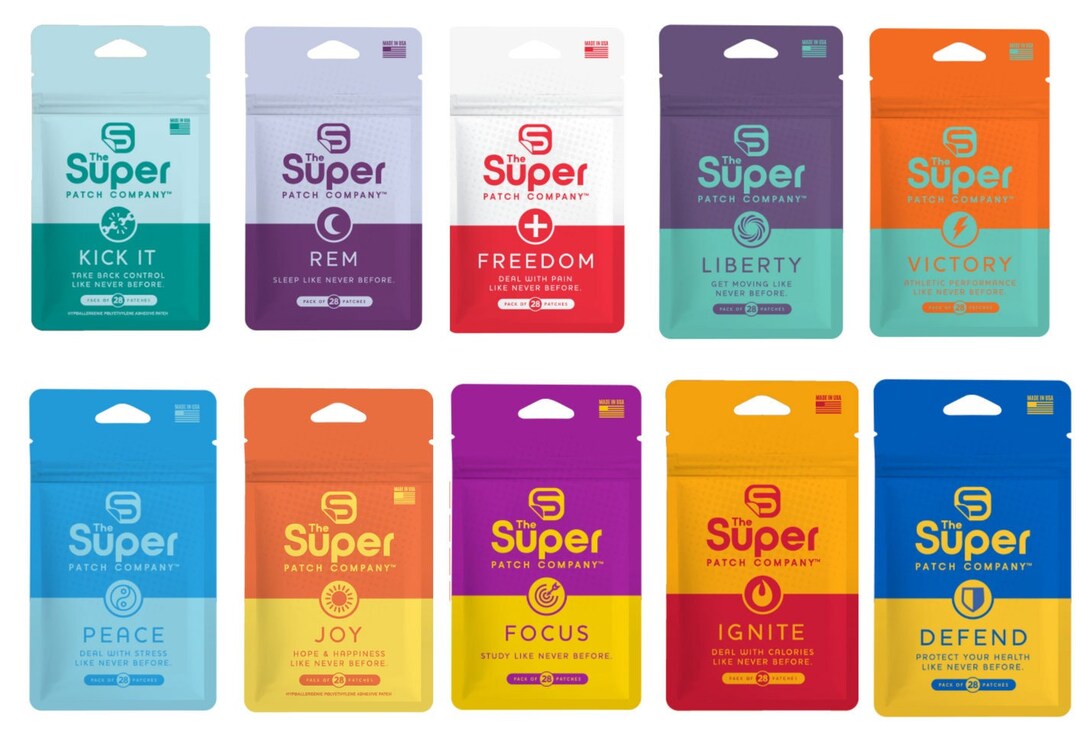 Superpatch 28 Packs to Choose From Ignite Joy Liberty Peace