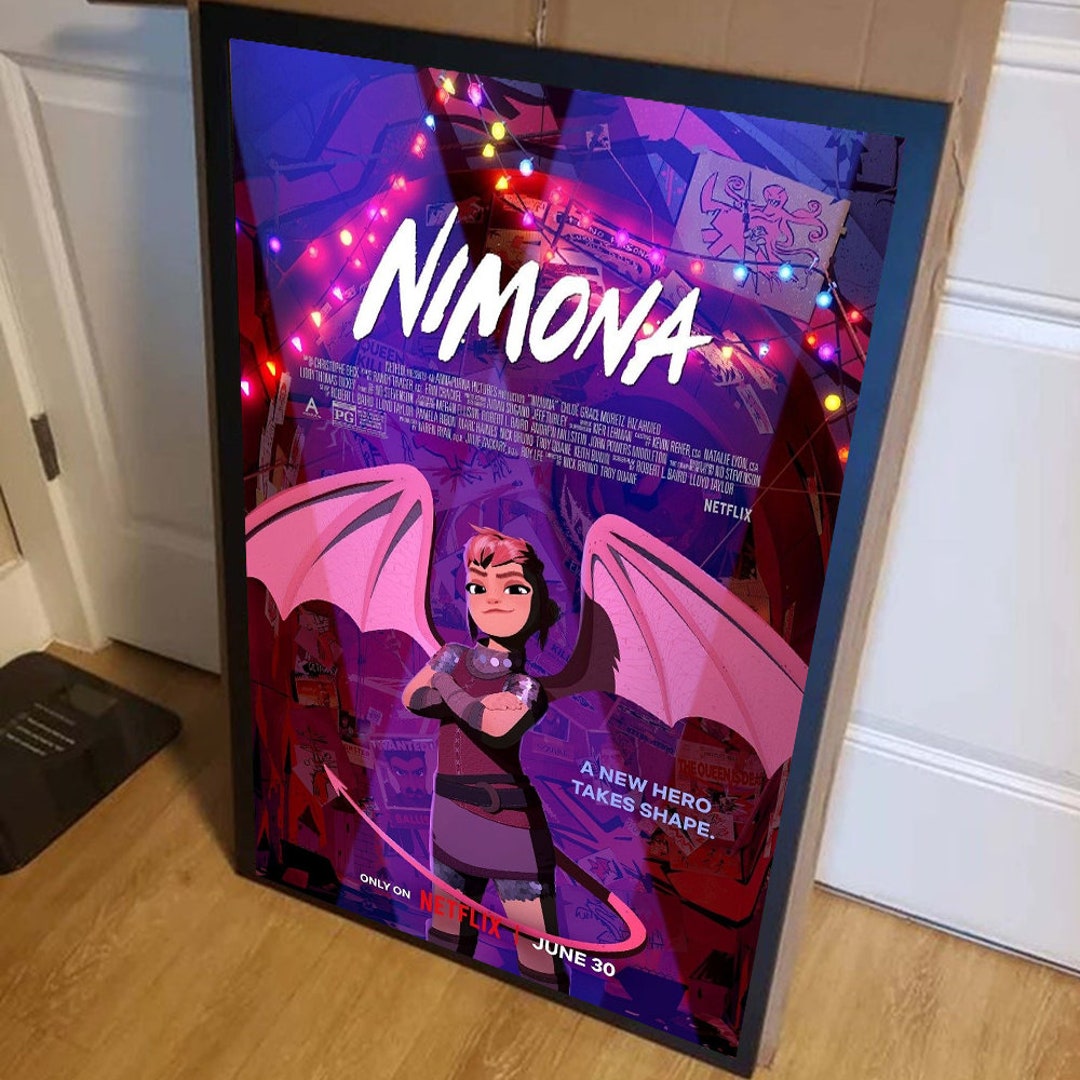 Nimona 2023 Movies Poster Film Wall Art Etsy