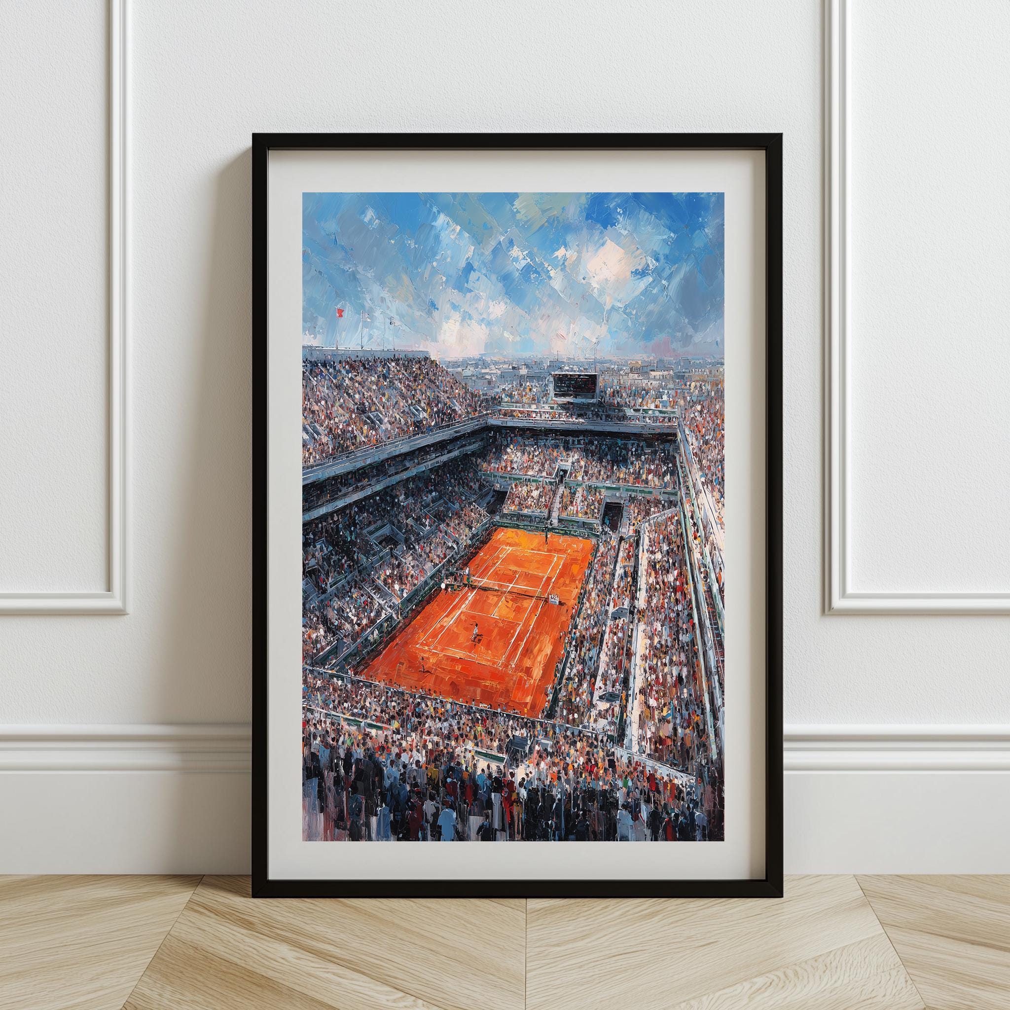 French Open Roland Garros Oil Painting Print | Philippe Chatrier