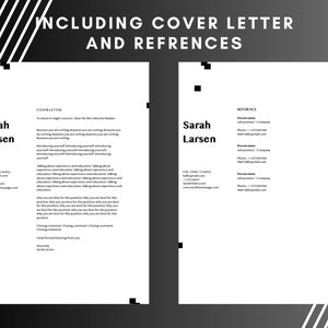 Professional Resume Template for Microsoft Word With Cover Letter