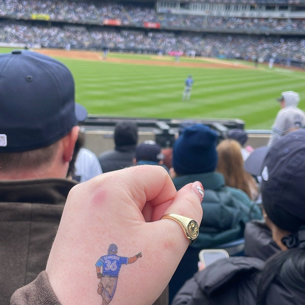 Davis Schneider Toronto Blue Jays Temporary Tattoo