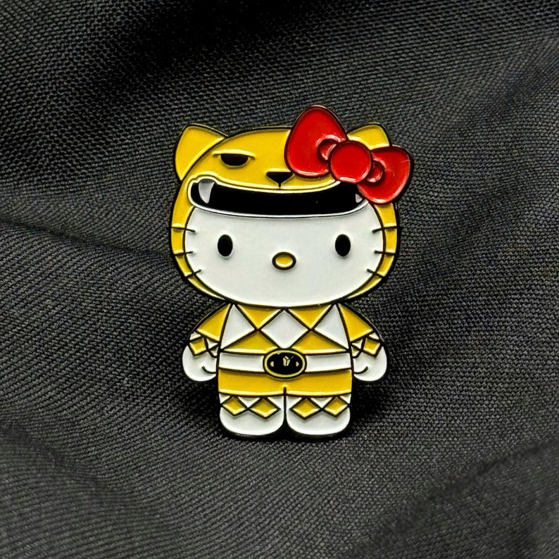 Hello Kitty White Ranger Hello Kitty Power Rangers Legacy 93 Pin (7 Variants) - Etsy