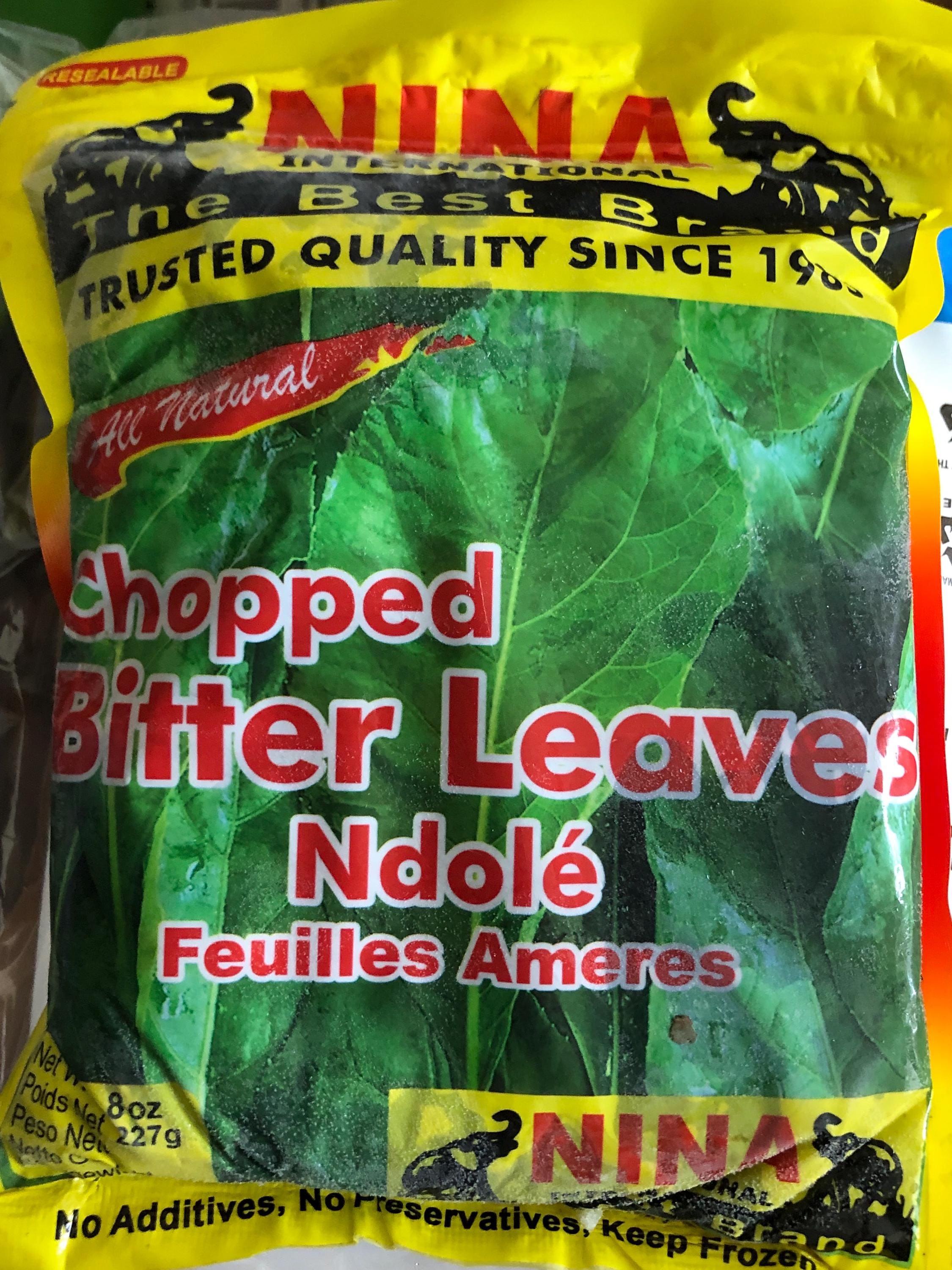 Frozen Bitterleaf (ndole) - 227g (2 Packs) - Etsy