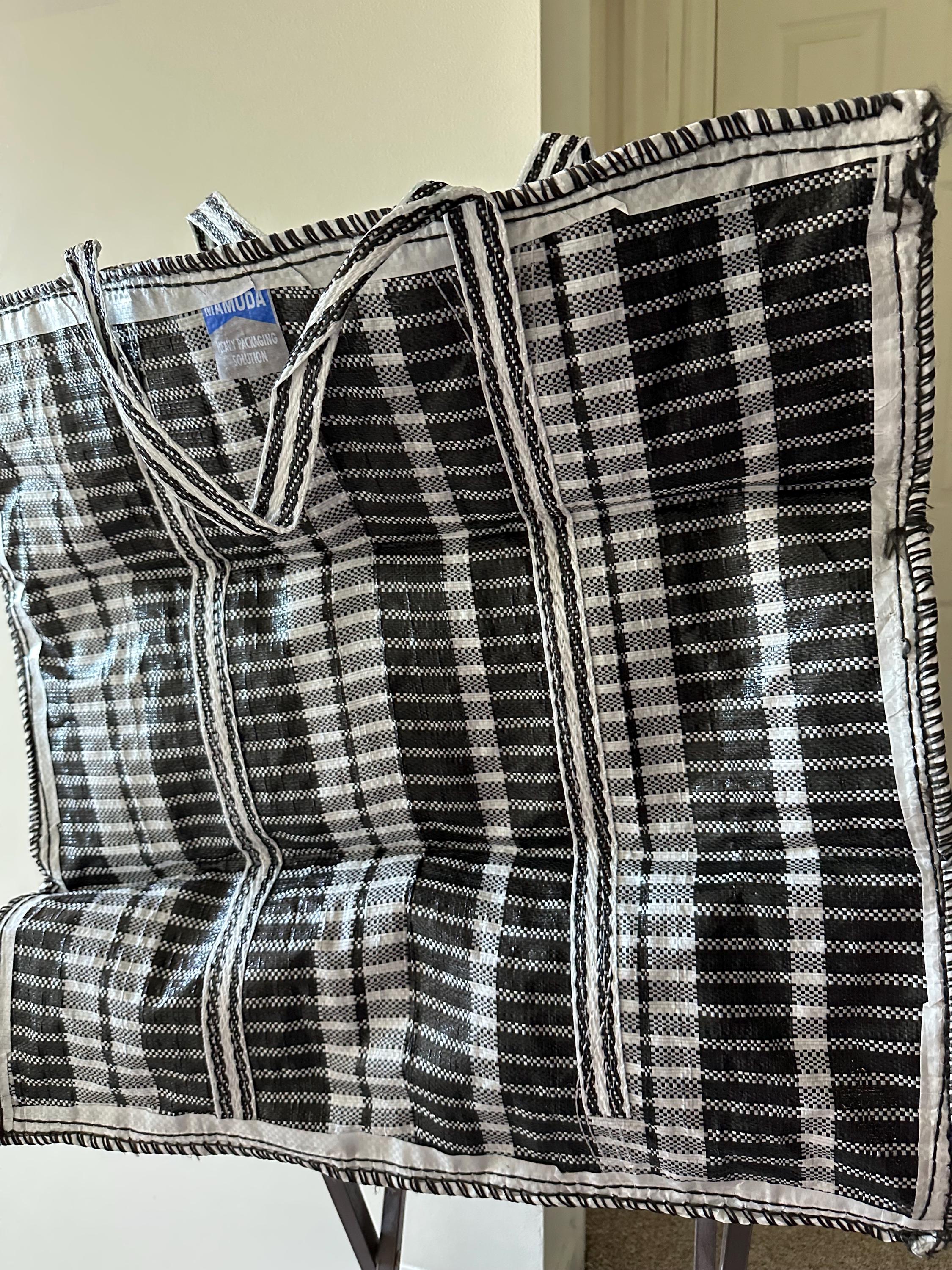 Ghana Must Go Bag: Extra Large Woven Polypropylene Travel Tote - Etsy