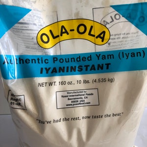 OLA-OLA Authentic pounded yam flour (Iyan)/IYANINSTANT.