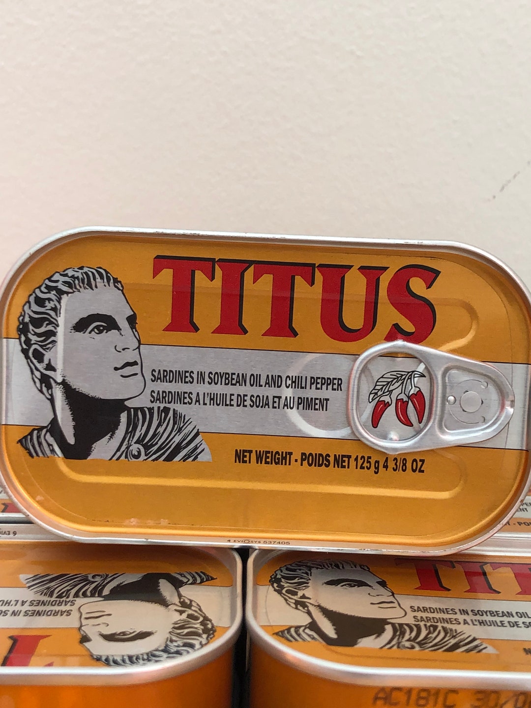 Titus Sardines/canned Fish in Soyabean Oil and Chili Pepper/fish. Etsy
