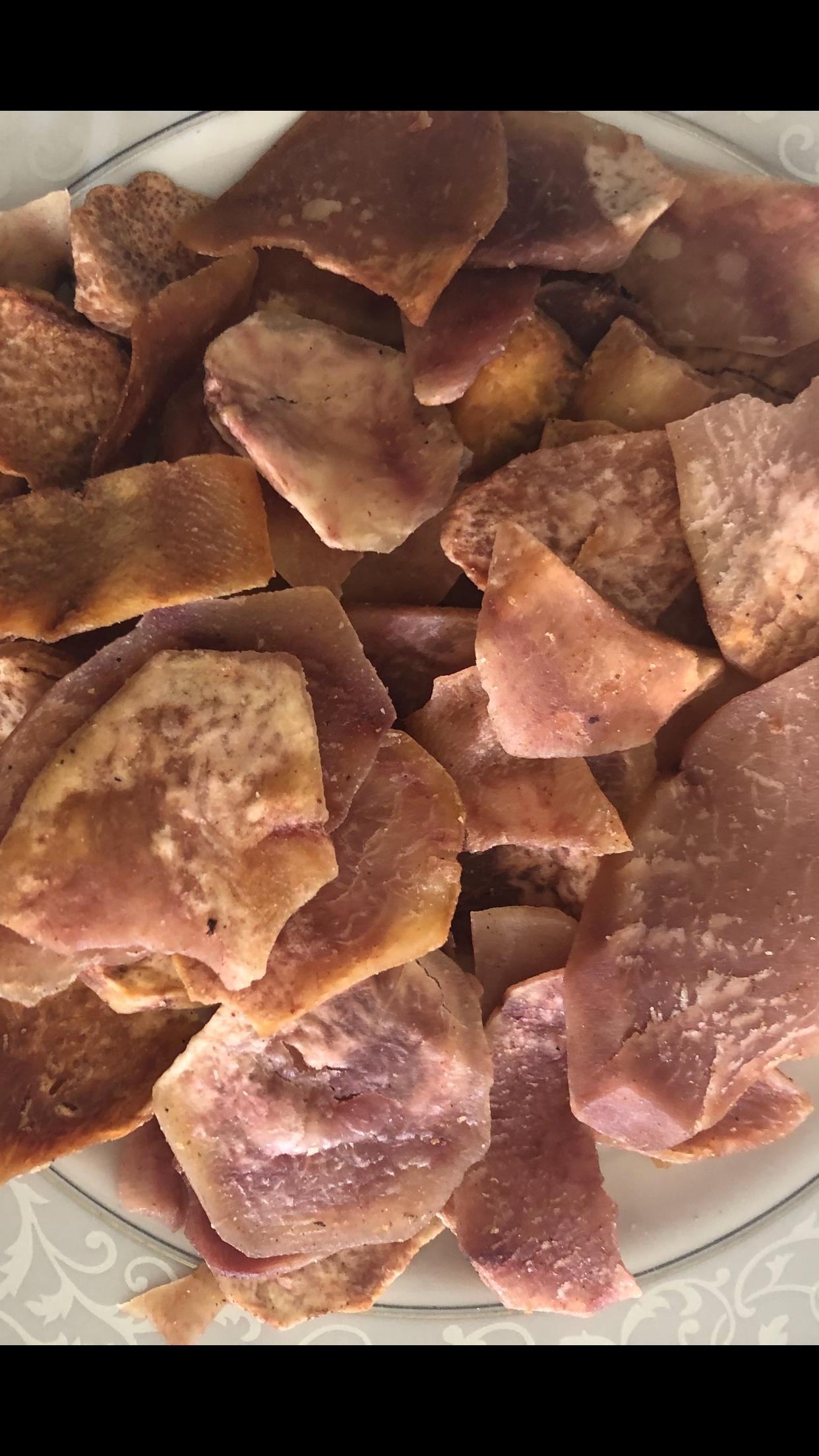 Cocoyam chips/Cocoyam/Crunchy chips/Snacks 60g.