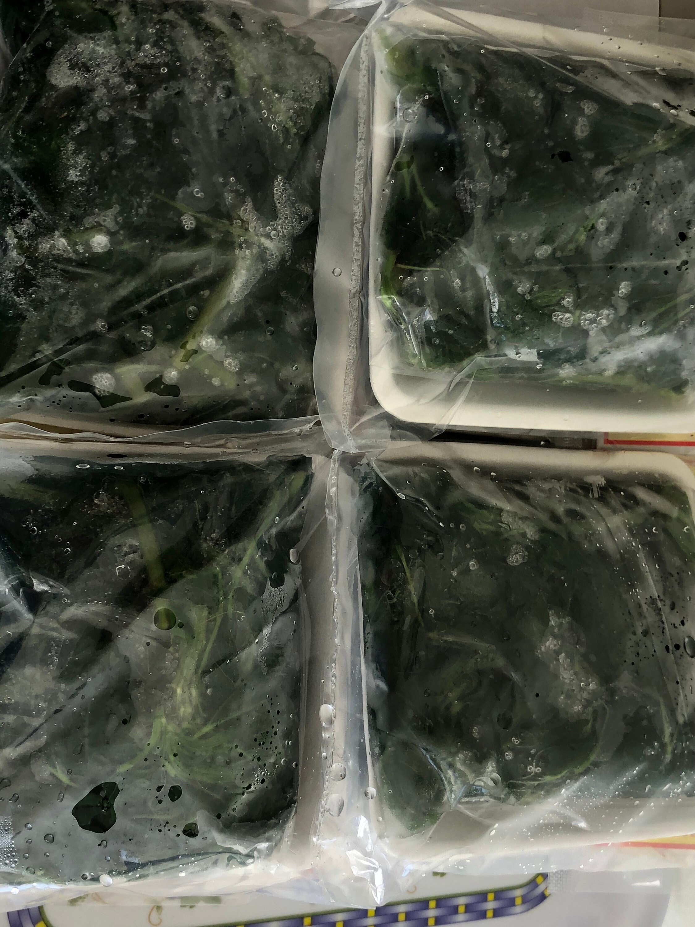 Fresh Frozen Ewedu/ Frozen Jute Leaves. 4packs Cold Pack, Over Night