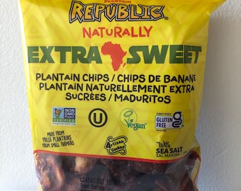 Plantain Republic plantain chips/Plantain chips/Sweet chips (Pack of 3).