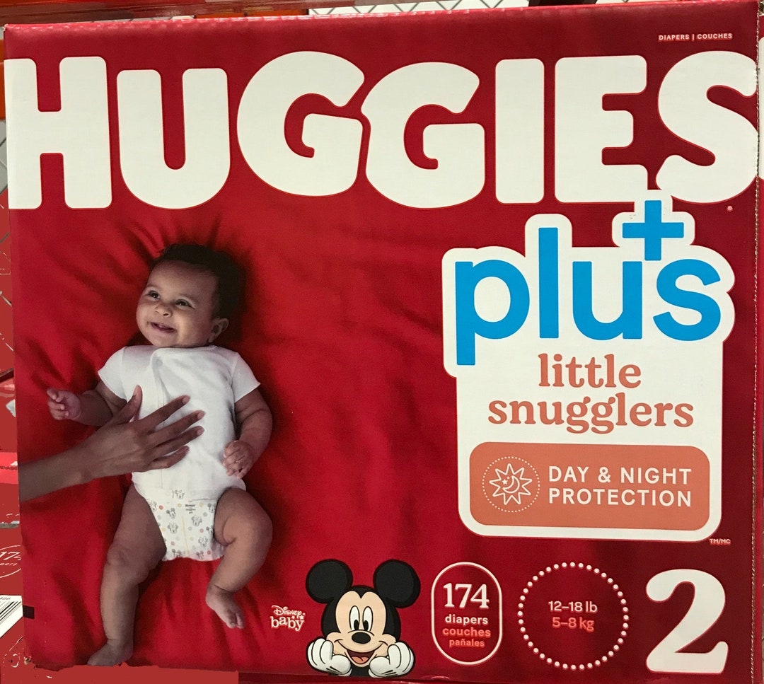 Huggies Plus Little Snugglers Diaper Size 2 1218lbs. Etsy