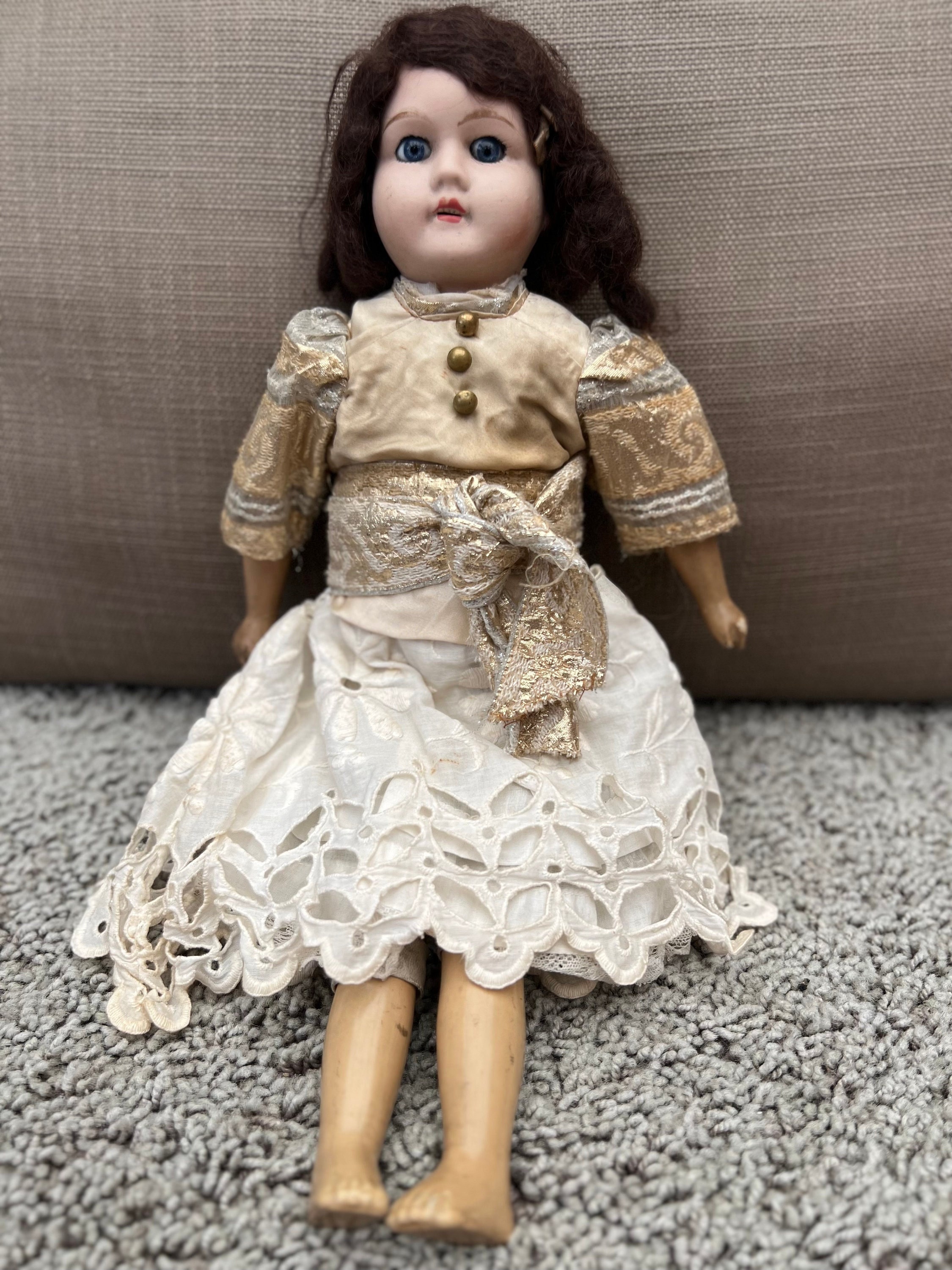 Antique Bisque Doll by Melba – Vintage Porcelain Doll, 1900s - Etsy